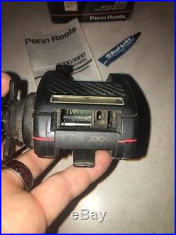 Vintage Penn 2000 Speed Shifter 2-Speed Baitcasting reel with Box and Manuals
