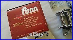 Vintage Penn 209 Level wind Fishing Reel unused new old stock in box