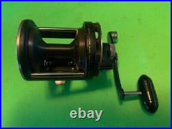 Vintage Penn 25 Gls Graphite Lever Drag Senator Fishing Reel Made In The USA