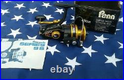 Vintage Penn 450ss Skirted Spool Spinning Saltwater Freshwater Fishing Reel