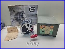 Vintage Penn 49 with Reel, Original Box, Vintage Book, red Handle (1953 Era)