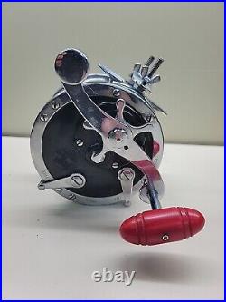 Vintage Penn 49 with Reel, Original Box, Vintage Book, red Handle (1953 Era)