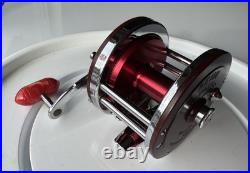 Vintage Penn 501 Jig-Master Red Anniversary Spool & Red Bakelite Handle