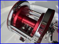 Vintage Penn 501 Jig-Master Red Anniversary Spool & Red Bakelite Handle