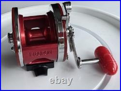 Vintage Penn 501 Jig-Master Red Anniversary Spool Tiburon Frame Bakelite Handle