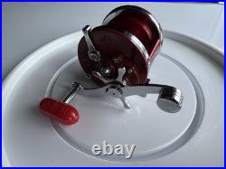 Vintage Penn 501 Jig-Master Red Anniversary Spool Tiburon Frame Bakelite Handle