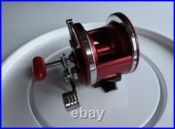 Vintage Penn 501 Jig-Master Red Anniversary Spool Tiburon Frame Bakelite Handle