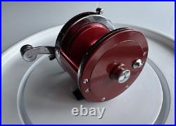 Vintage Penn 501 Jig-Master Red Anniversary Spool Tiburon Frame Bakelite Handle