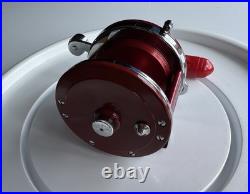 Vintage Penn 501 Jig-Master Red Anniversary Spool Tiburon Frame Bakelite Handle