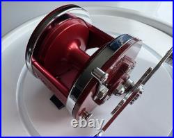 Vintage Penn 501 Jig-Master Red Anniversary Spool Tiburon Frame Bakelite Handle