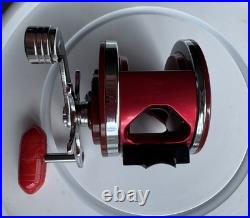 Vintage Penn 501 Jig-Master Red Anniversary Spool Tiburon Frame Bakelite Handle