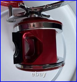 Vintage Penn 501 Jig-Master Red Anniversary Spool Tiburon Frame Bakelite Handle