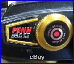 Vintage Penn 650SS High Speed Spinning Reel (11269-YS-B4)