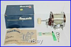 Vintage Penn 6/0 Special Senator 114H Fishing Reel with Box Tools & Papers #3