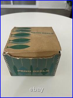 Vintage Penn 704 Spinfisher Large Saltwater Fishing Reel Box & Manual See Info