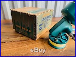 Vintage Penn 704 Spinfisher Spinning Reel withBox & Extra Spool Greenie Works