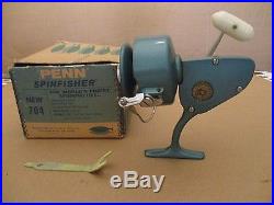 Vintage Penn 704 Spinfisher spinning fishing reel withoriginal box