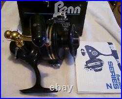 Vintage Penn 704z Or 706z Not Sure Reel 6/1/21p Box Papers No Bail Working