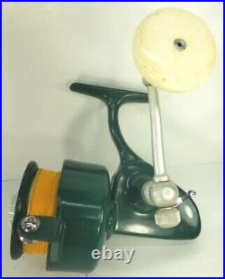 Vintage Penn 706 Green Bail-less Spinfisher Reel Excellent Condition