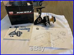 Vintage Penn 710Z Saltwater Spinning Reel With Box And Paperwork Mint USA