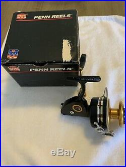 Vintage Penn 710Z Saltwater Spinning Reel With Box And Paperwork Mint USA