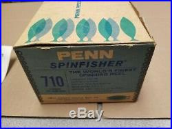 Vintage Penn 710 Spinfisher Fishing Reel Box And Instructions Very Nice