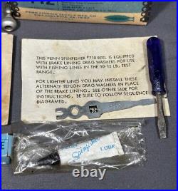 Vintage Penn 712 Spinfisher Saltwater Spinning Reel Made in USA With Box