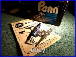 Vintage Penn 714Z Ultrasport Spinfisher Reel Made in USA Bin No. 221