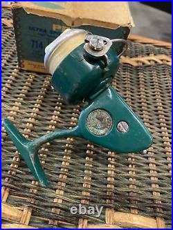 Vintage Penn 714 Ultra Sport Spinning Reel with Box