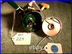 Vintage Penn 714 Ultrasport Greenie Spinfisher Spinning Reel. Bin No. 224
