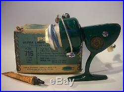 Vintage Penn 716 Spinfisher Ultra Light Spinning Reel with Box + Lube