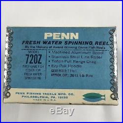 Vintage Penn 720Z Fresh Water Spinning Reel USA