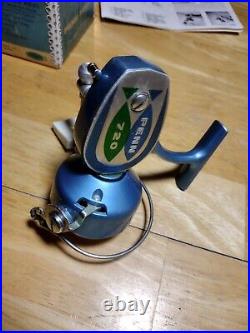 Vintage Penn 720 Spinning Reel NOS USA Made Rare Mint Fully Working. Box Papers