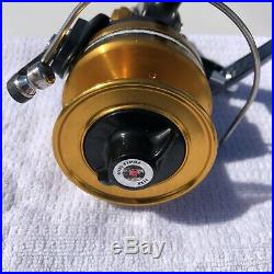 Vintage Penn 750SS skirted spool spinning reel made is U. S. A