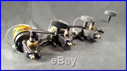 Vintage Penn 850SS / 550SS / 550SS Saltwater Spinning Reels LOT OF 3