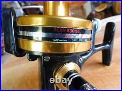 Vintage Penn 850SS Spinning Reel Made in USA Works Great