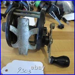 Vintage Penn 85 pat. D fishing reel with vintage tension knob attachment (#9303)