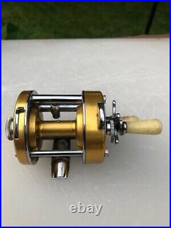 Vintage Penn 910 Levelmatic Baitcasting Fishing Reel Ball Bearings Trolling