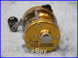 Vintage Penn 920 Baitcasting Reel With Box and Paperwork Very Good Condition
