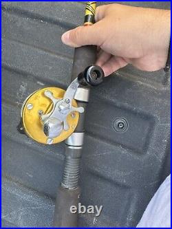 Vintage Penn 920 Levelmatic Fishing Reel Made In The USA Missing Cap On Side