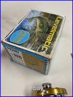 Vintage Penn 920 Levelmatic Level Wind Freshwater Bait Casting Reel Brand New