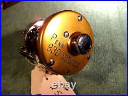 Vintage Penn 930 Levelmatic Heavy Duty Bait casting Reel Bin No. 259