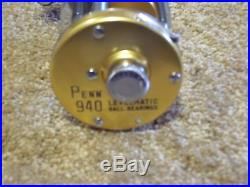 Vintage Penn 940 Levelmatic Ball Bearing Bait Casting Reel Refurbished