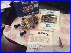 Vintage Penn 940 Levelmatic, new in box Fishing Reel Never Used