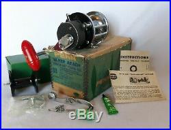 Vintage Penn 99 Silver Beach Reel With Reel-Deal High Speed Trans Original Box