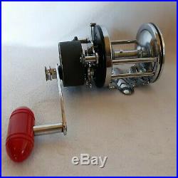 Vintage Penn 99 Silver Beach Reel With Reel-Deal High Speed Trans Original Box