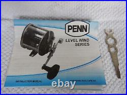 Vintage Penn 9M Level Wind Bait Casting Fishing Reel Made IN USA NEW IN BOX 3.4