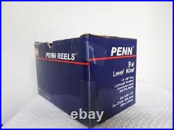 Vintage Penn 9M Level Wind Bait Casting Fishing Reel Made IN USA NEW IN BOX 3.4