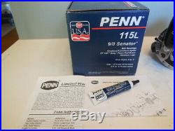 Vintage Penn 9/0 Senator 115 OCEAN REEL with box LOOKING GOOD + FREE SHIP