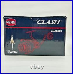 Vintage Penn CLASH CLA5000 Saltwater Spinning Reel, NOS, NIB, prespooled